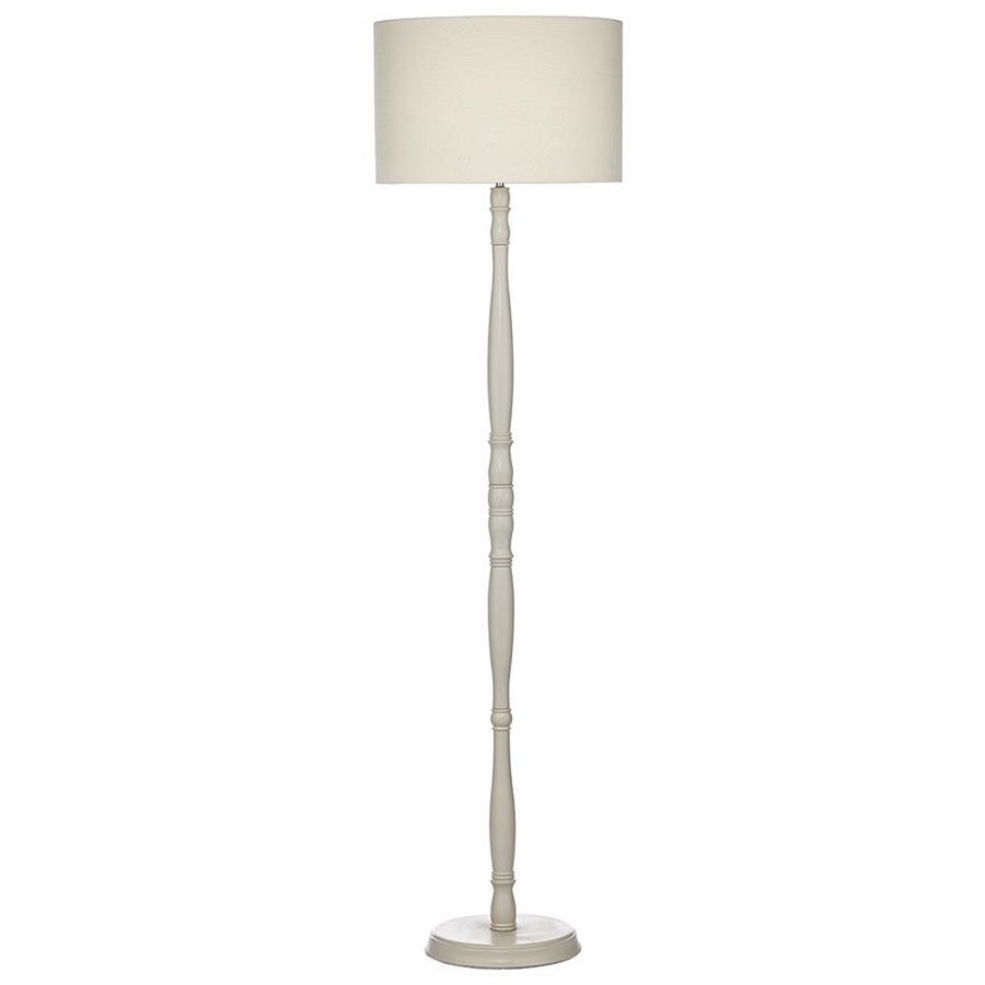 cream standard lamp